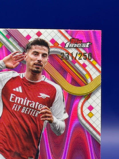2025 Topps Finest Kai Havertz Arsenal Refractor /250