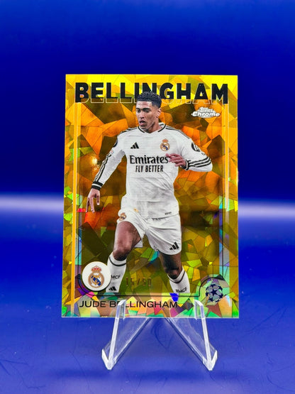 2024-25 Topps Chrome UEFA Jude Bellingham Gold Sapphire /50 