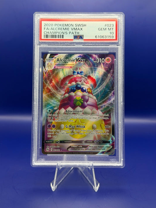 Alcremie VMAX 023/073 Champions Path Pokémon PSA 10