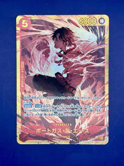 Portgas D. Ace SEC OP16-118 The Time of Battle ONE PIECE Card Japan NM