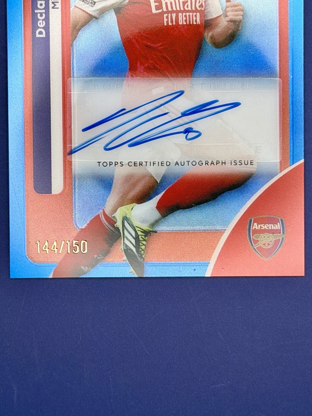 Topps Chrome Premier League 2026 Declan Rice Arsenal Auto /150