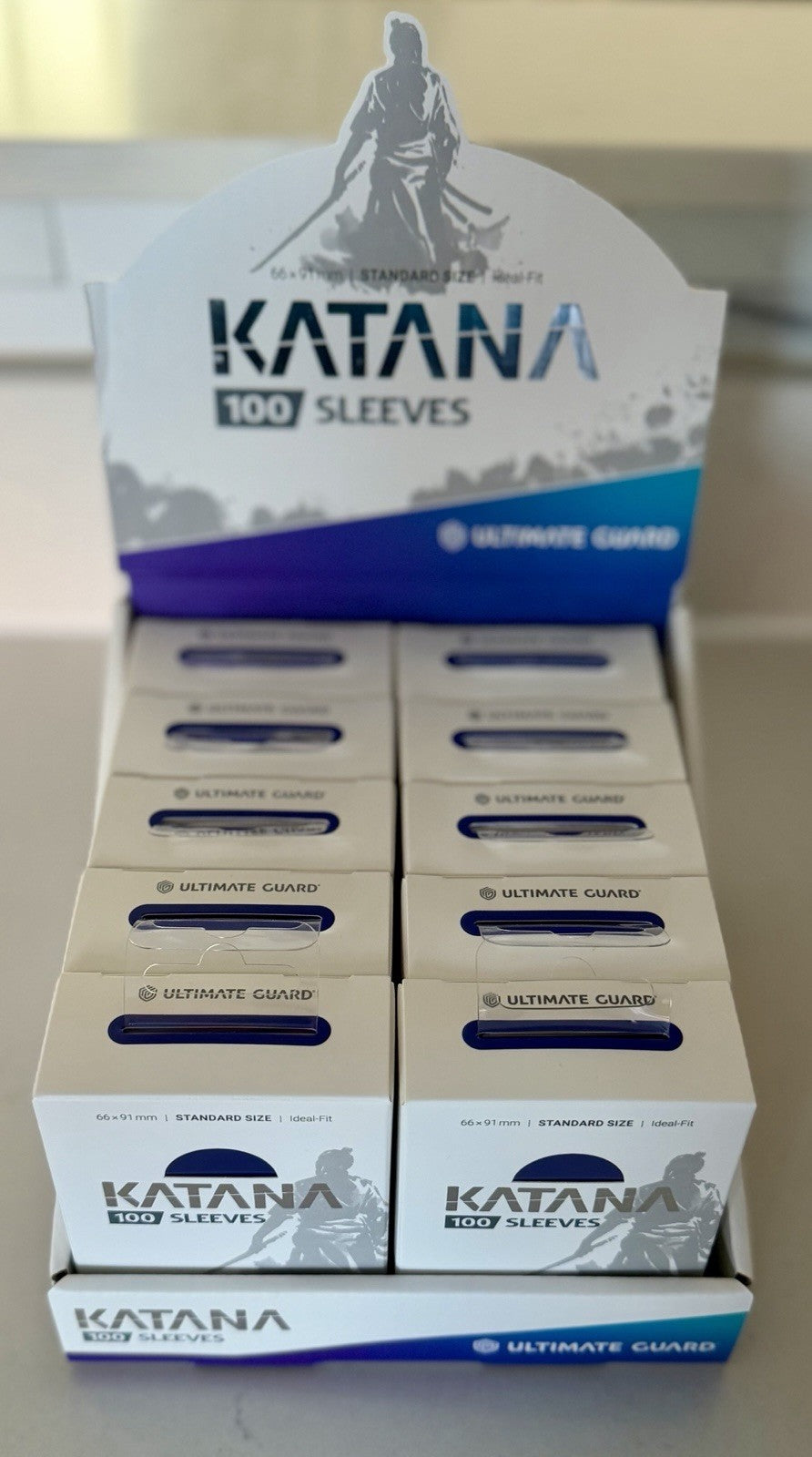 Ultimate Guard Katana Sleeves – Blue (100 Standard Size Sleeves)