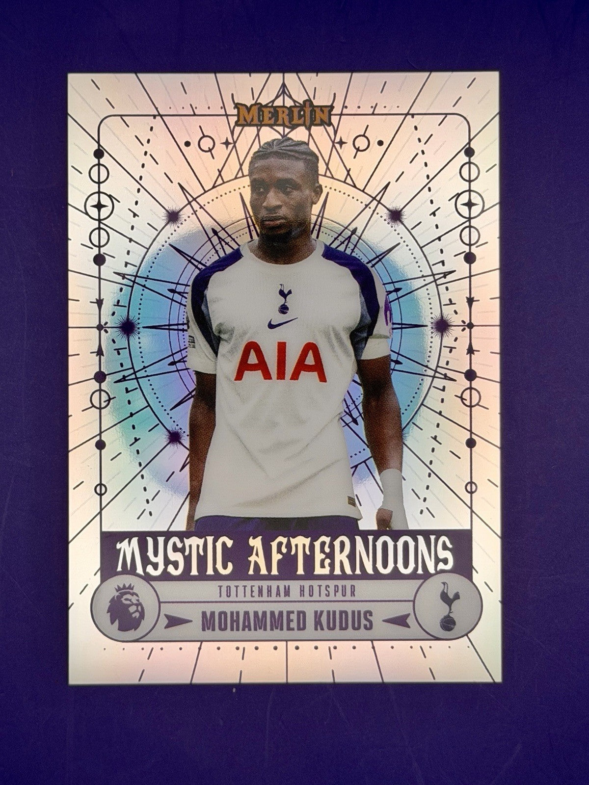 Topps Soccer Mohammed Kudus Tottenham Hotspur MA-MK Mystic Afternoons Insert