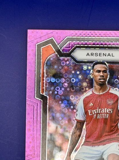 2023-24 Panini Prizm Gabriel Arsenal Purple Parallel /25