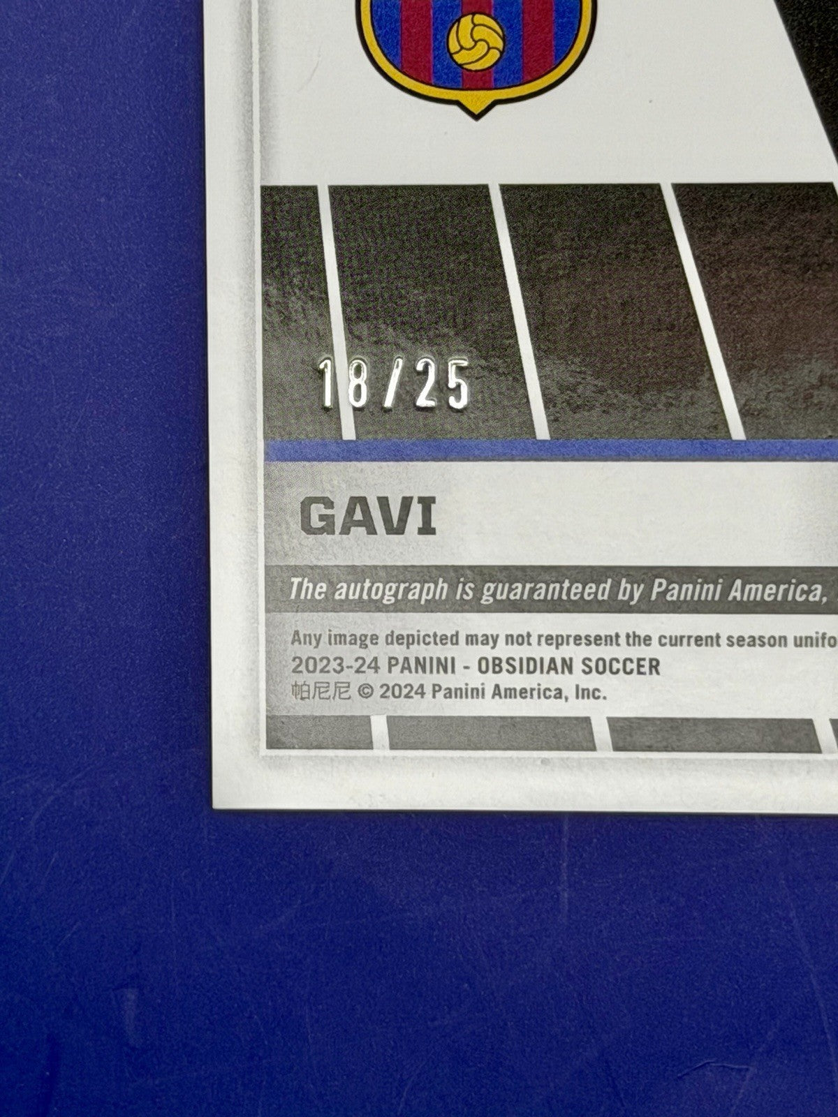 GAVI Volcanic Auto Obsidian 23/24 Barcelona /25