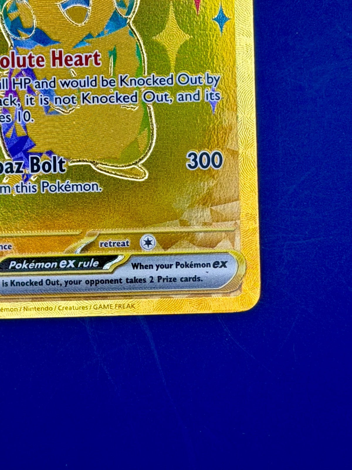 Pokémon TCG SV Prismatic Pikachu EX 179/131 Gold Secret Rare Card