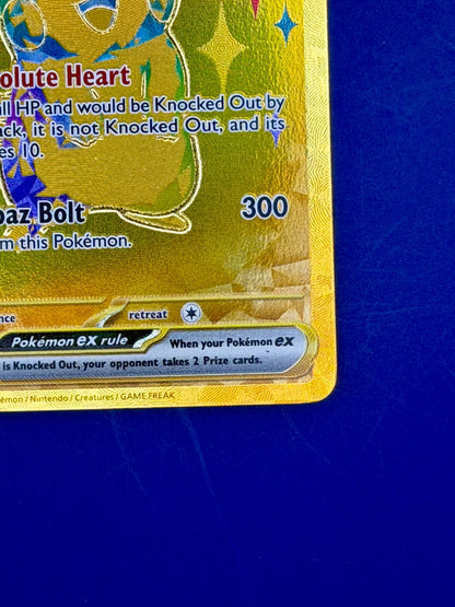 Pokémon TCG SV Prismatic Pikachu EX 179/131 Gold Secret Rare Card