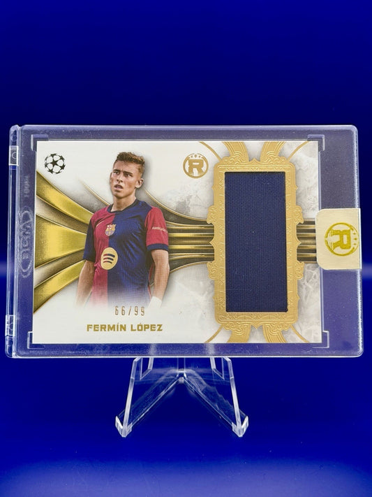 2024-25 Topps Reverence Fermin Lopez FC Barcelona Player Worn Relic /99