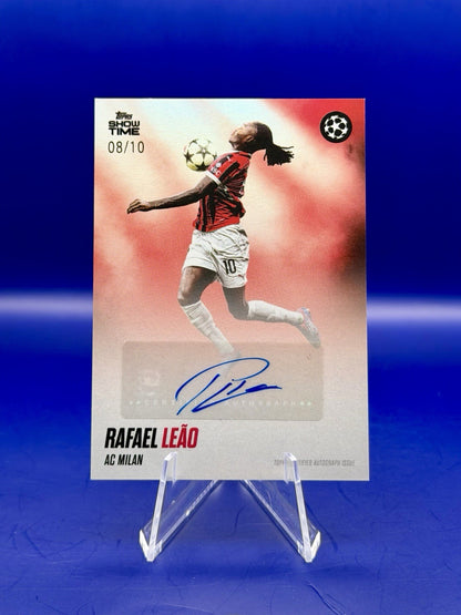 2025 Tops UCC Showtime Spotlight AC Milan Portugal Rafael Leao Auto /10