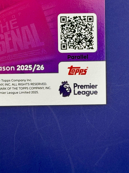 25/26 Topps Pl Martin Odegaard Arsenal Auto /25