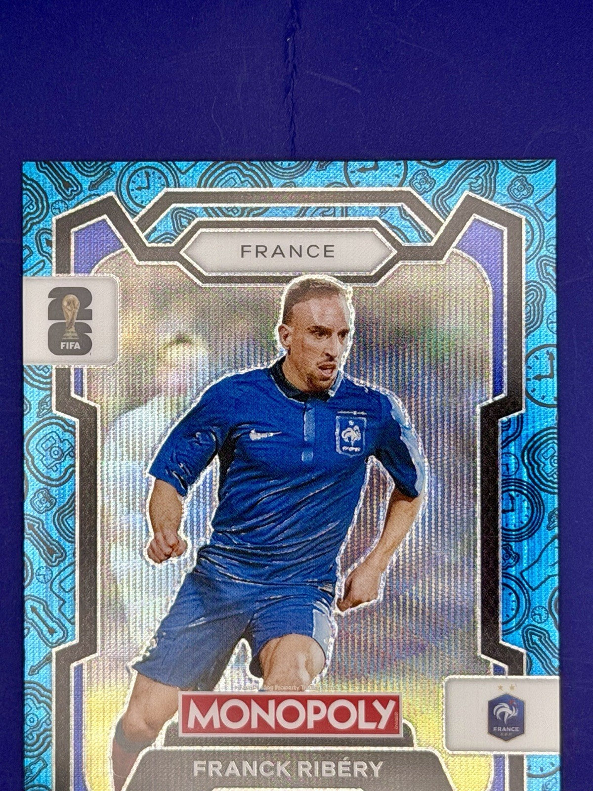2026 Panini - Monopoly Prizm FIFA World Cup Frank Ribery France Blue Prizm