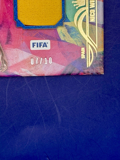 2023/24 Panini Donruss Kit Kings Nico Williams Patch /10