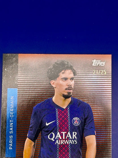 2026 Topps PSG Team Set Vitinha /25
