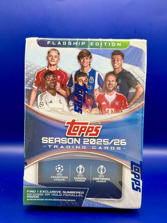 Topps Uefa Club Competitions (UCC) 2025/26 Flagship Blaster/Value Box Sealed