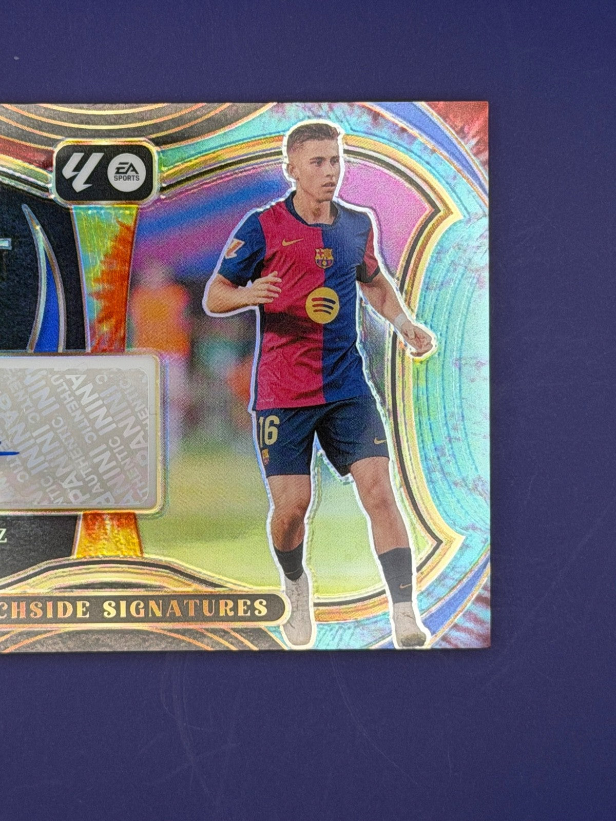 FERMIN LOPEZ 2024-25 PANINI SELECT LA LIGA PITCHSIDE TIE-DYE PRIZM AUTO 12/25