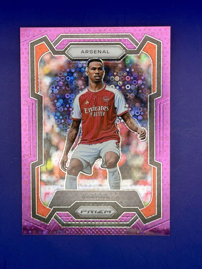 2023-24 Panini Prizm Gabriel Arsenal Purple Parallel /25