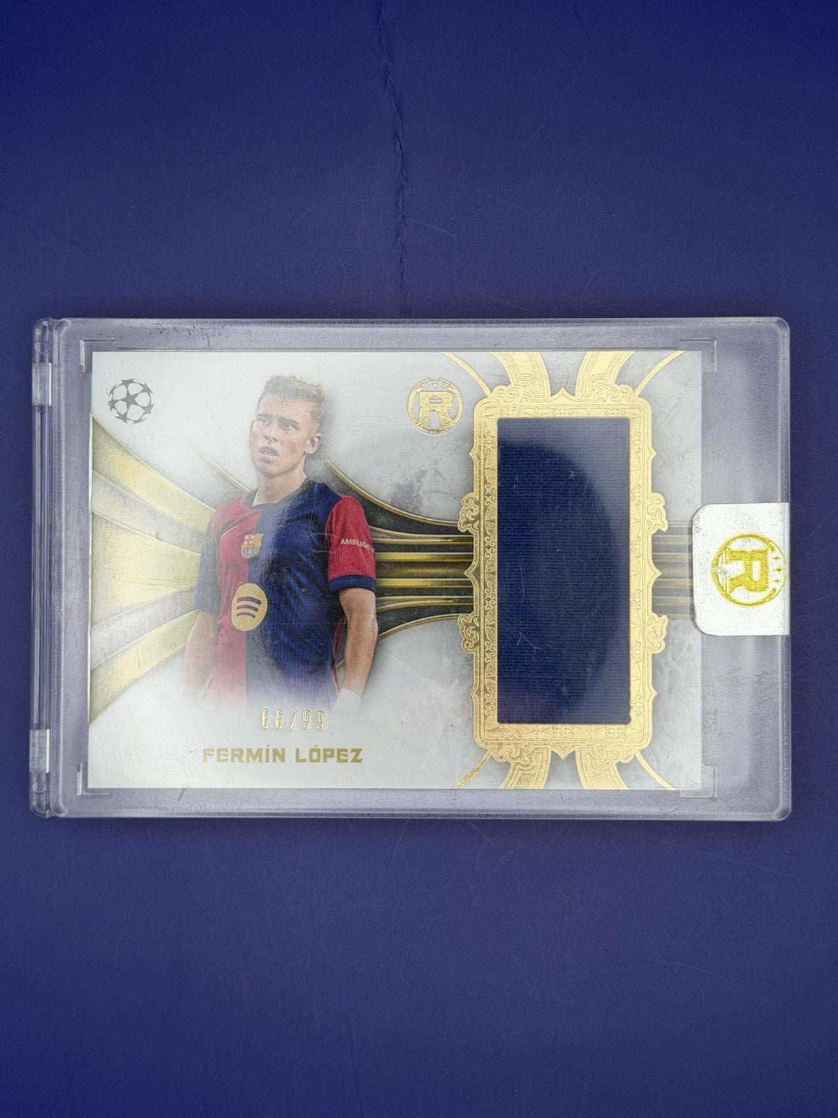 2024-25 Topps Reverence Fermin Lopez FC Barcelona Player Worn Relic /99
