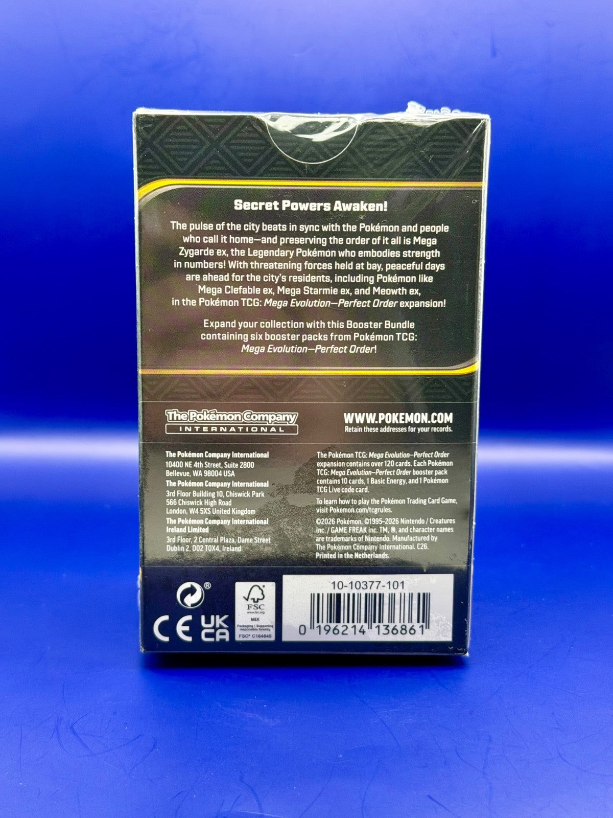 Pokémon TCG Mega Evolution: Perfect Order Booster Bundle Box 6 Packs