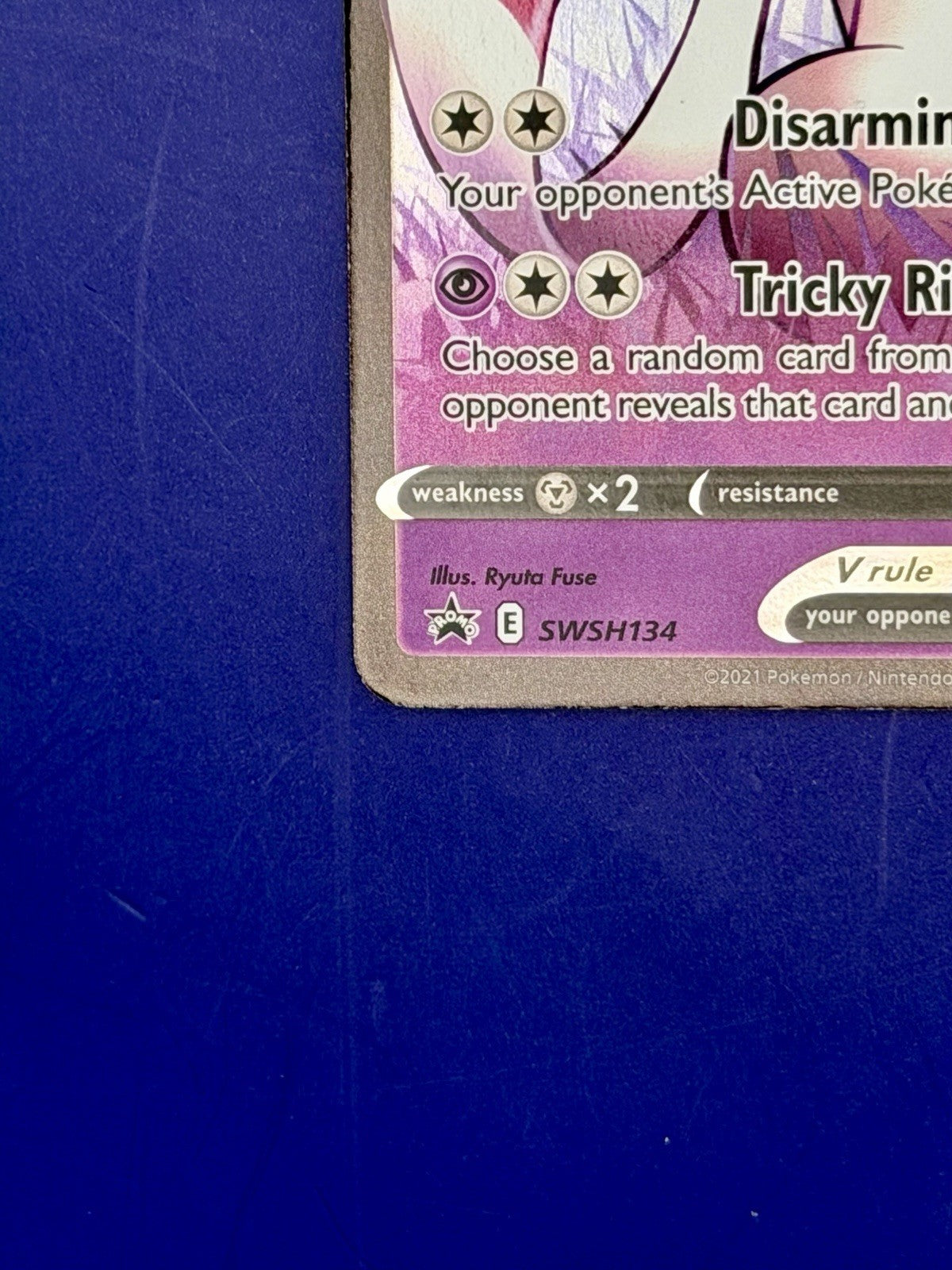 Pokémon TCG Dark Sylveon V SWSH134 Full Art Black Star Promo Rare Holo NM