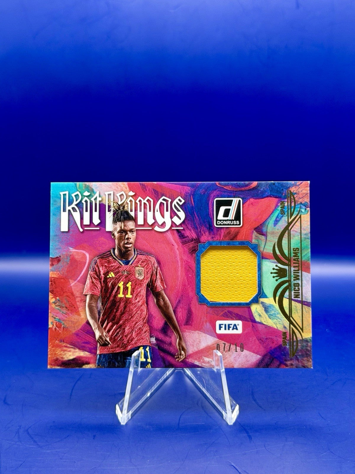 2023/24 Panini Donruss Kit Kings Nico Williams Patch /10