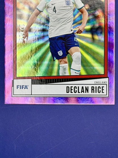 2022-23 Panini - Score FIFA Soccer Declan Rice England Purple Refractor/15