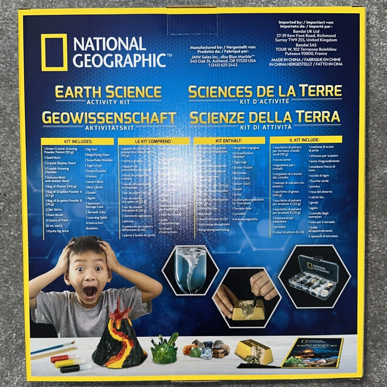 NATIONAL GEOGRAPHIC EARTH SCIENCE Activity Kit JM80561M NEW