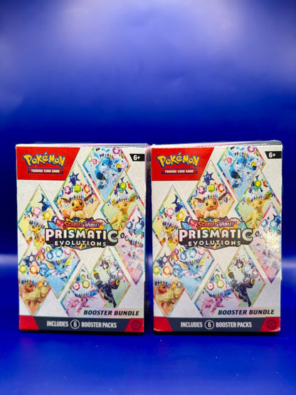 Pokemon Scarlet & Violet Prismatic Evolutions Booster Bundle - Only 1 box