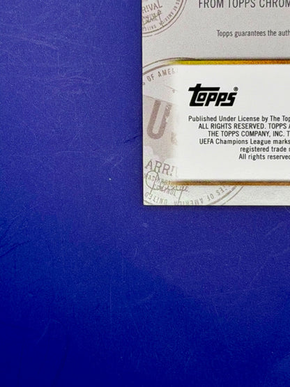 2025.26 Topps Chrome UCC Global Attractions Weston Mckennie (Case Hit) Auto /99