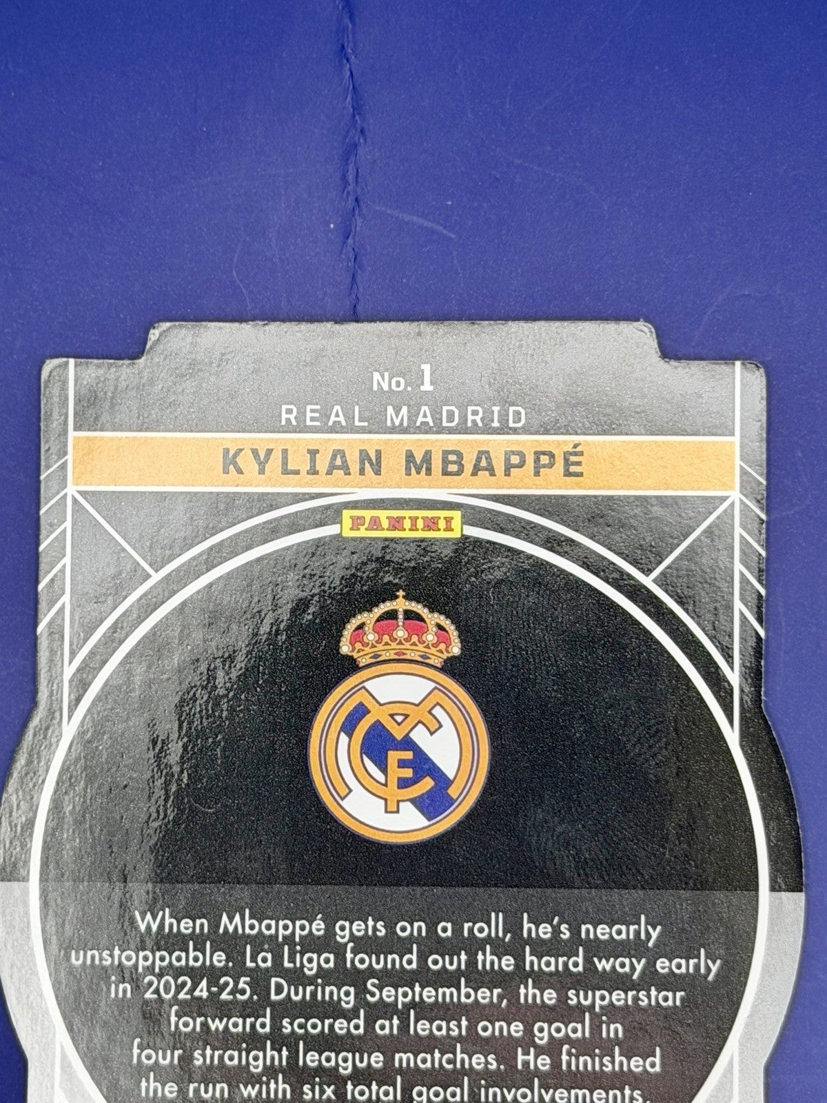 2024-25 Panini Obsidian Equinox Kylian Mbappé #1 Electric Etch Orange /75