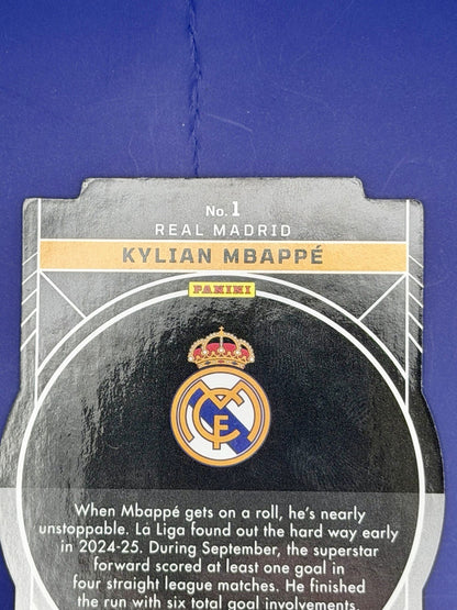 2024-25 Panini Obsidian Equinox Kylian Mbappé #1 Electric Etch Orange /75