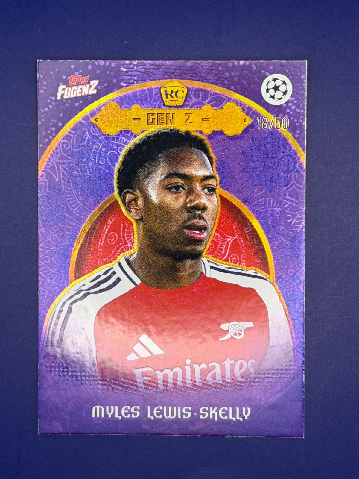 2025 Topps Fungenz Gen Z Myles Lewis-Skelly Rookie Purple /50
