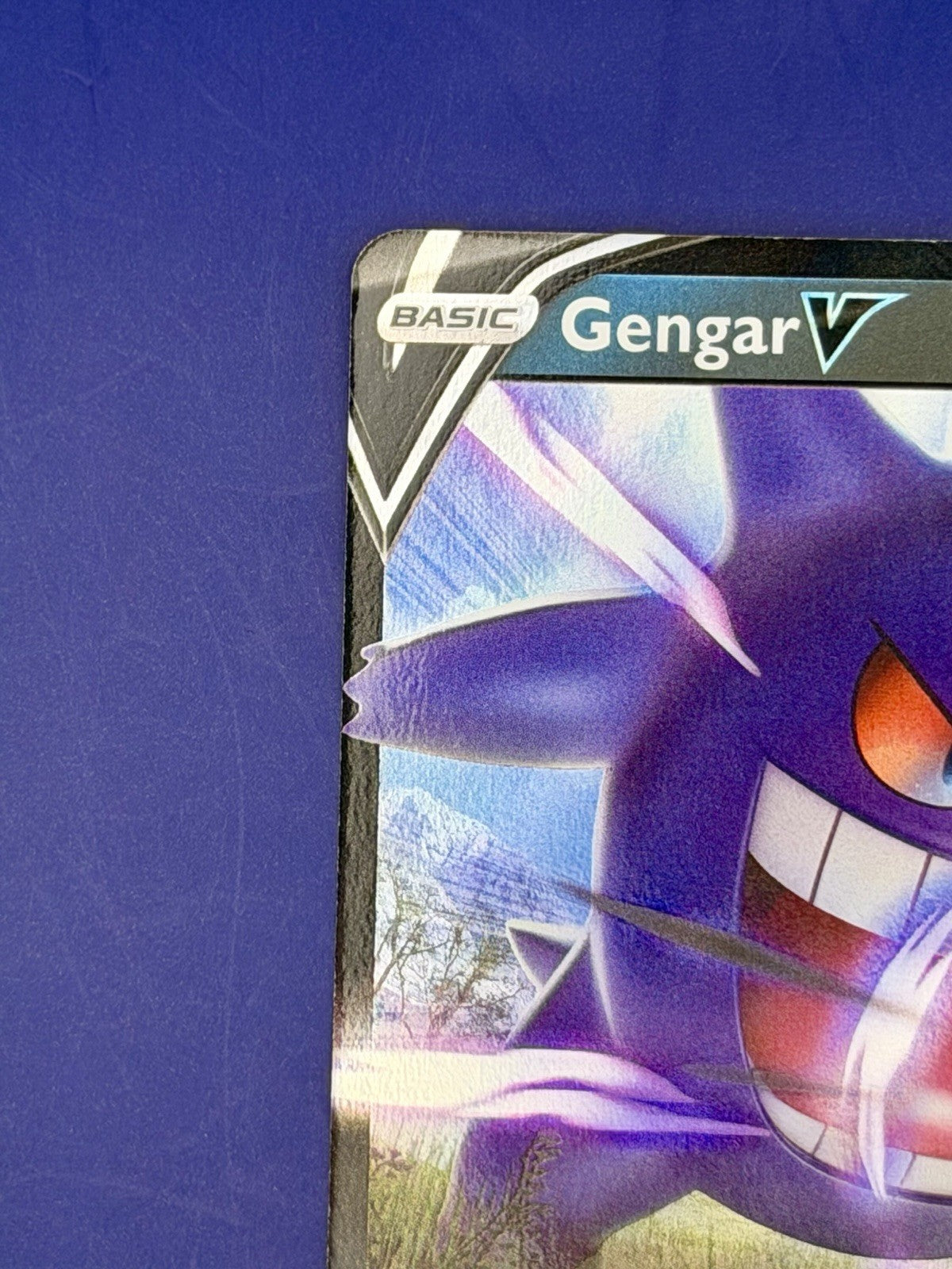 Pokemon Card Gengar v 156/264 Fusion Strike Half Art Holo Ultra Rare NM