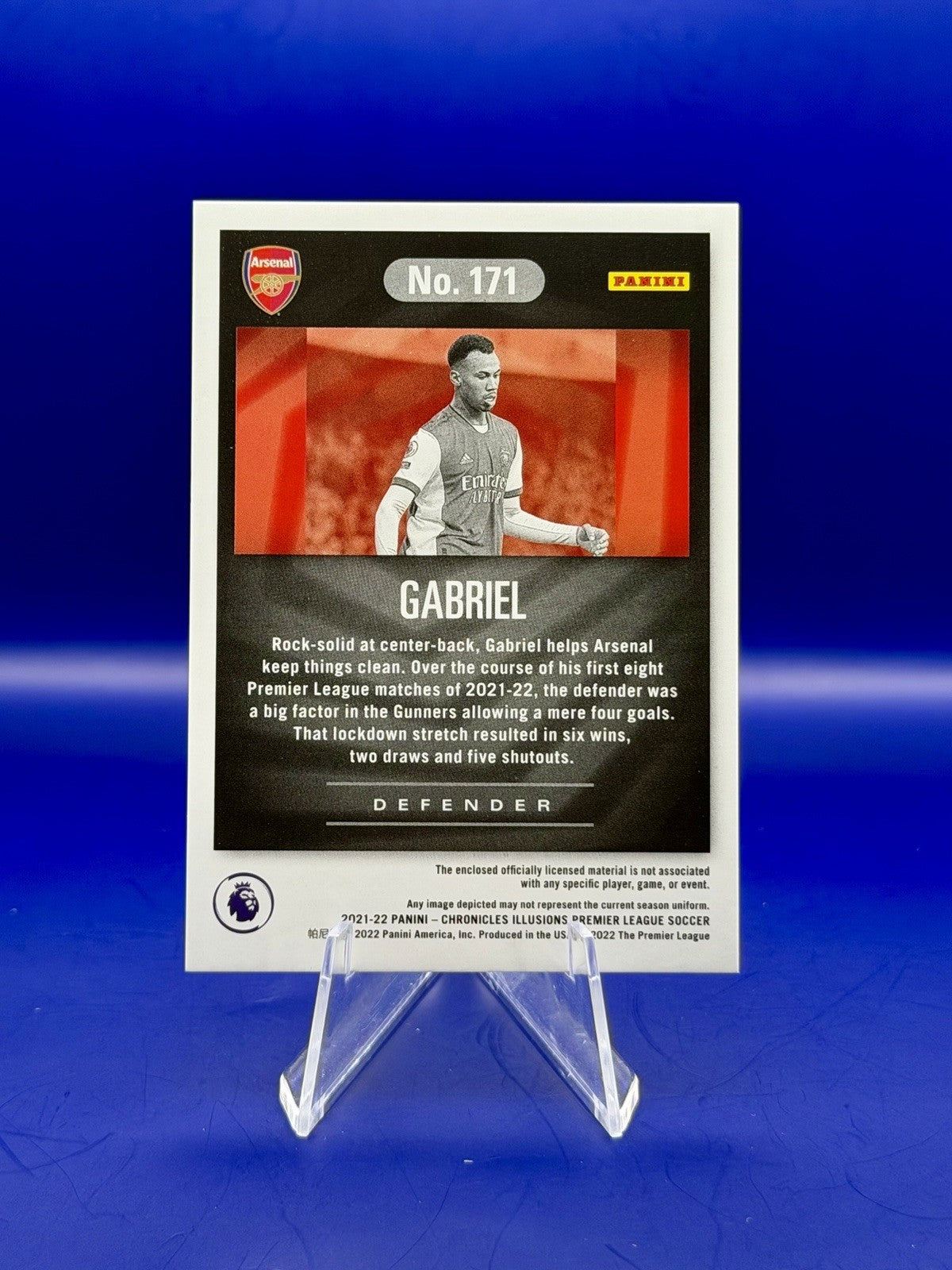 2022-23 Panini Chronicles Gabriel Arsenal Patch /199