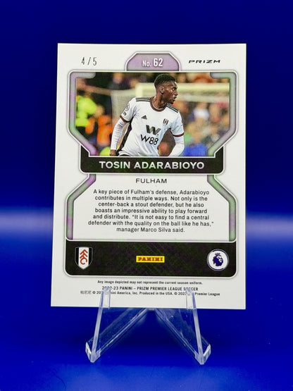 2022-23 Panini - Prizm Premier Leaugue Tosin Adarabioyo Green Refractor /5