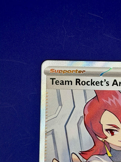 Team Rocket’s Ariana 224/182 Destined Rivals Pokemon Rare Holo TCG Card
