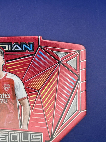 2023-24 Panini Obsidian Gabriel Martinelli Arsenal Vitreous Red Etch /10