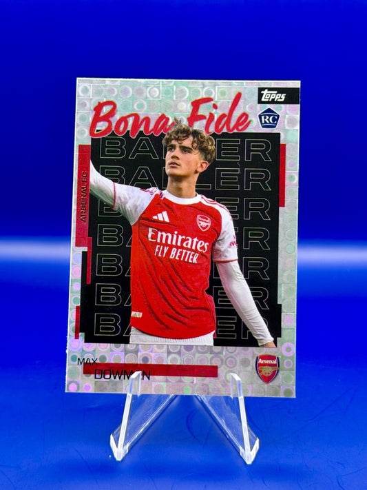 Topps Arsenal Teamset Max Dowman Boafide Rookie