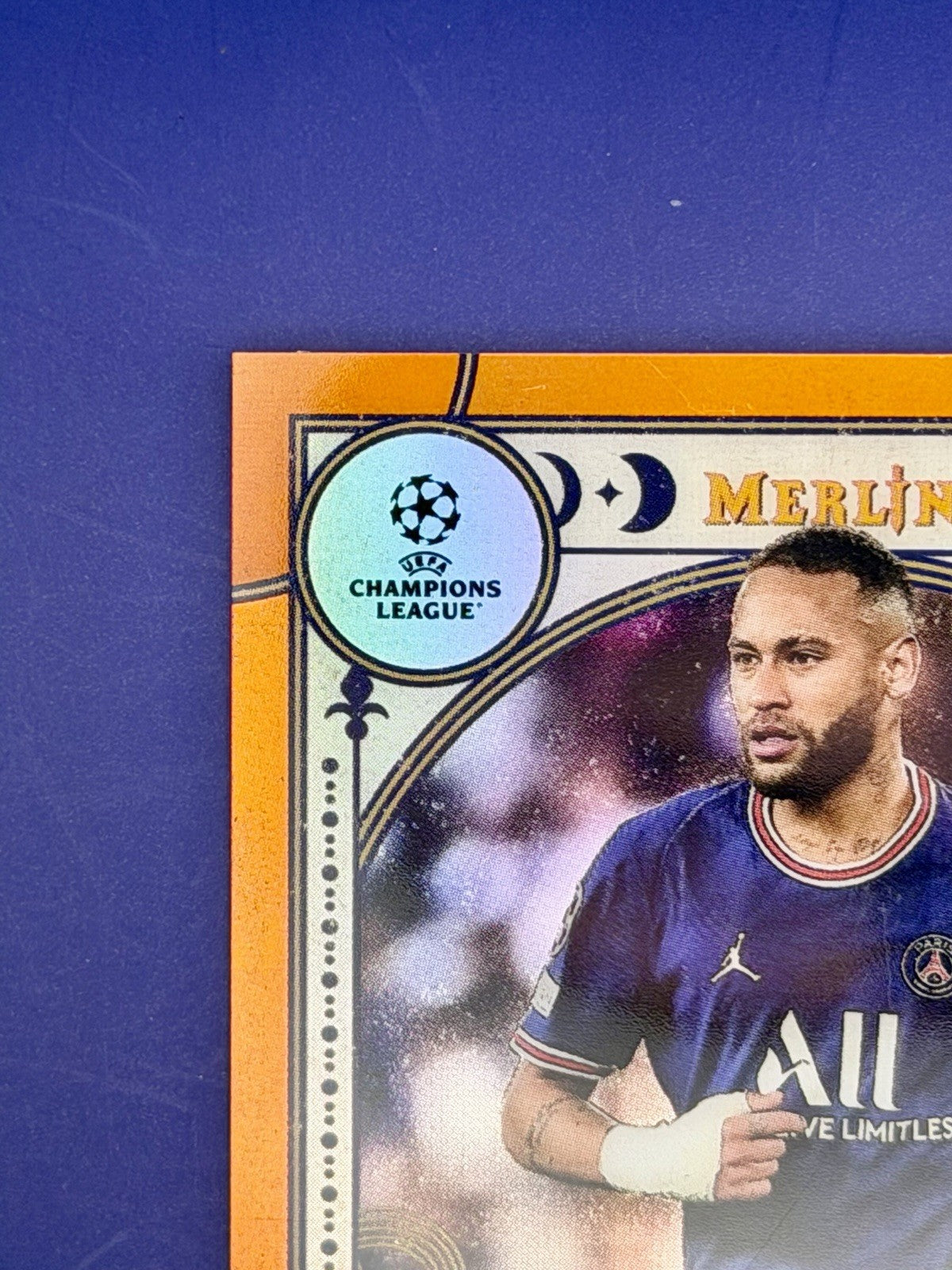 2022 Topps Merlin Neymar Prophecy Fulfilled Brazil PSG /25