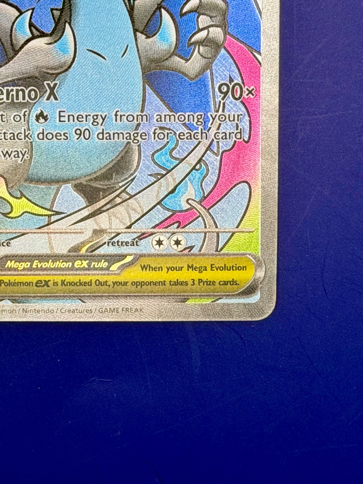 Mega Charizard X ex 109/094 Me02: Phantasmal Flames Holo