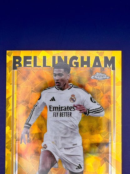 2024-25 Topps Chrome UEFA Jude Bellingham Gold Sapphire /50 