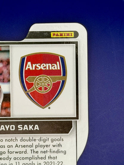 2023-24 Panini Obsidian Bukayo Saka Arsenal Red Supernova Book End 1/10
