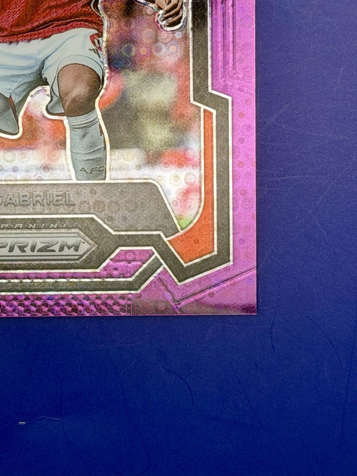 2023-24 Panini Prizm Gabriel Arsenal Purple Parallel /25