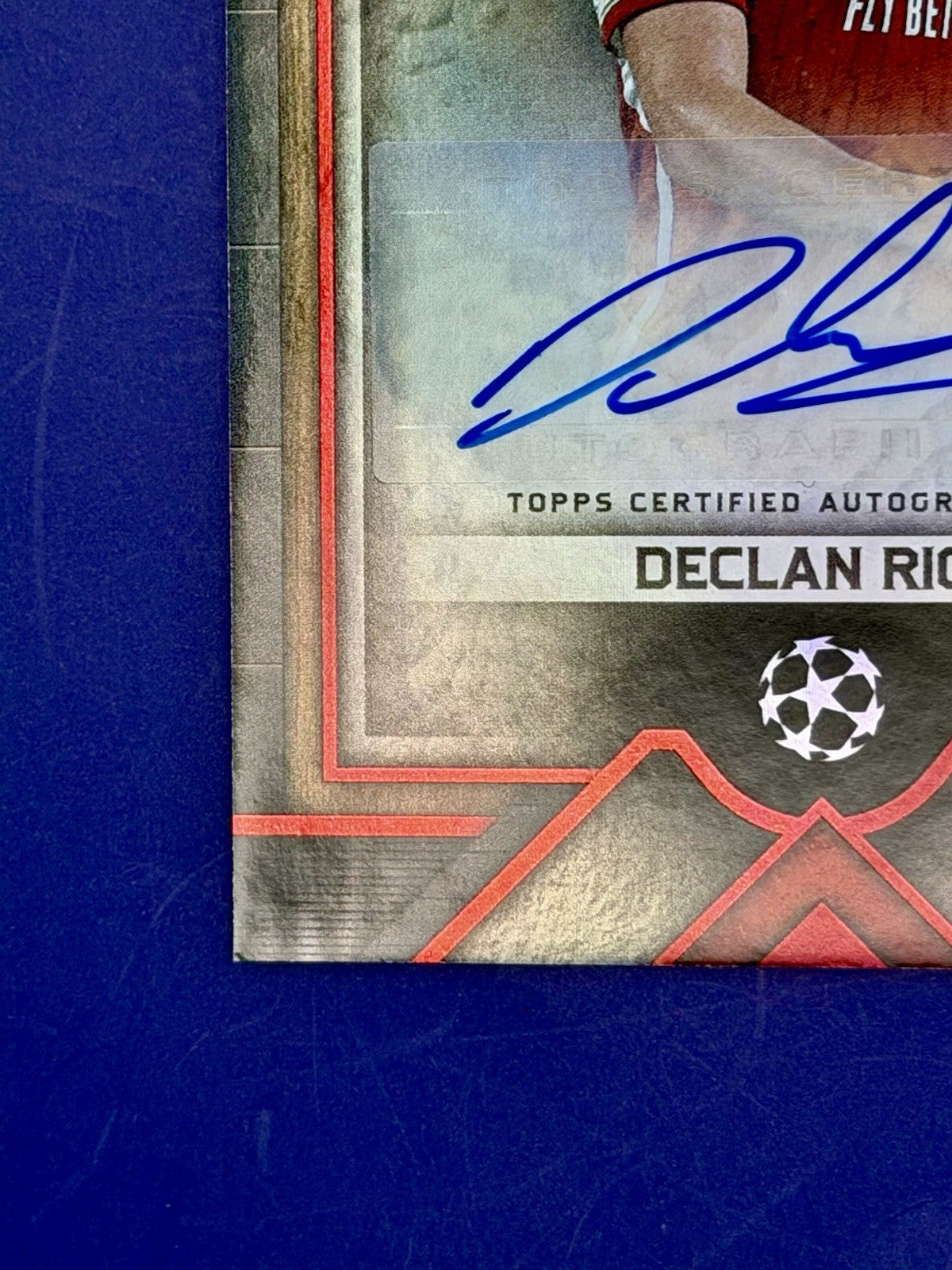2023/24 Tops Museum Archival Arsenal England Declan Rice Auto /25