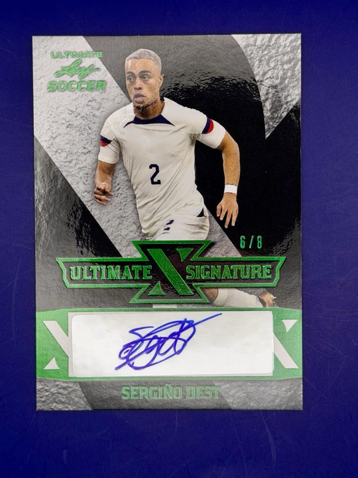 2022 Leaf Ultimate Signature USA Sergino Dest Auto /8