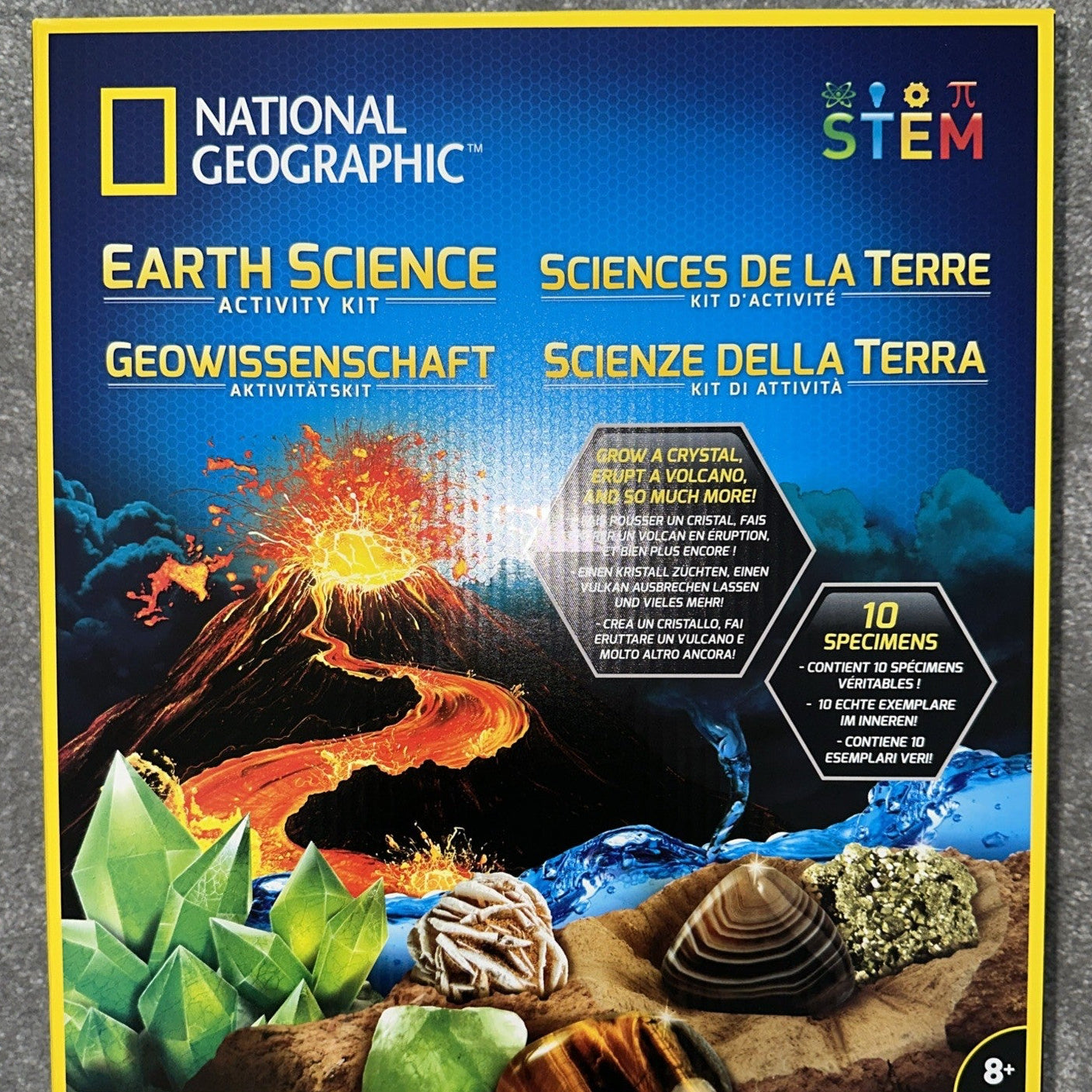 NATIONAL GEOGRAPHIC EARTH SCIENCE Activity Kit JM80561M NEW