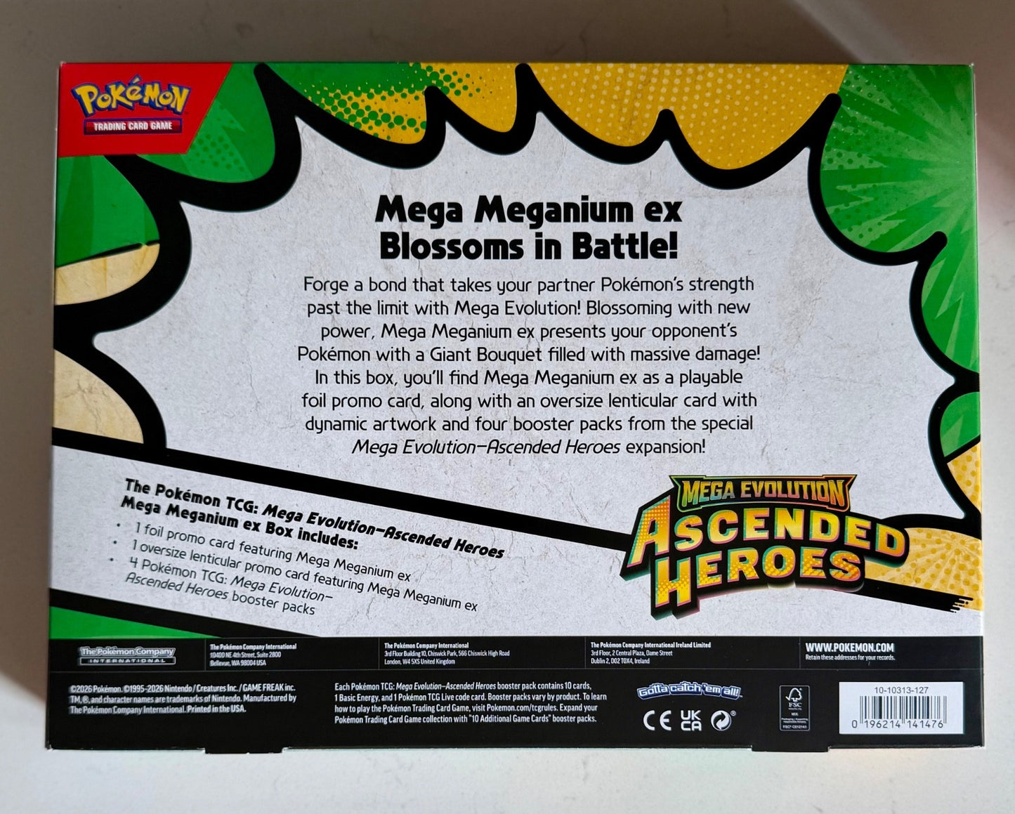 Pokémon TCG: Mega Evolution Ascended Heroes - Mega Meganium ex Box