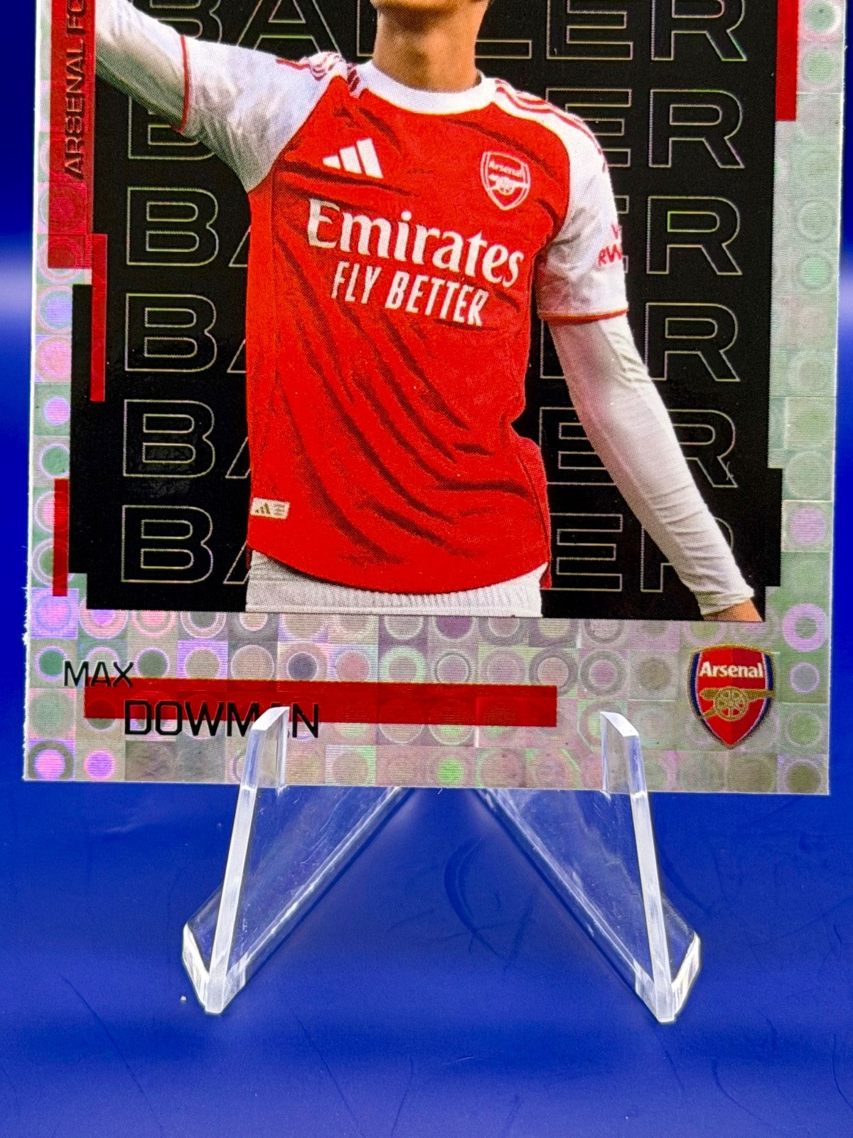 Topps Arsenal Teamset Max Dowman Boafide Rookie