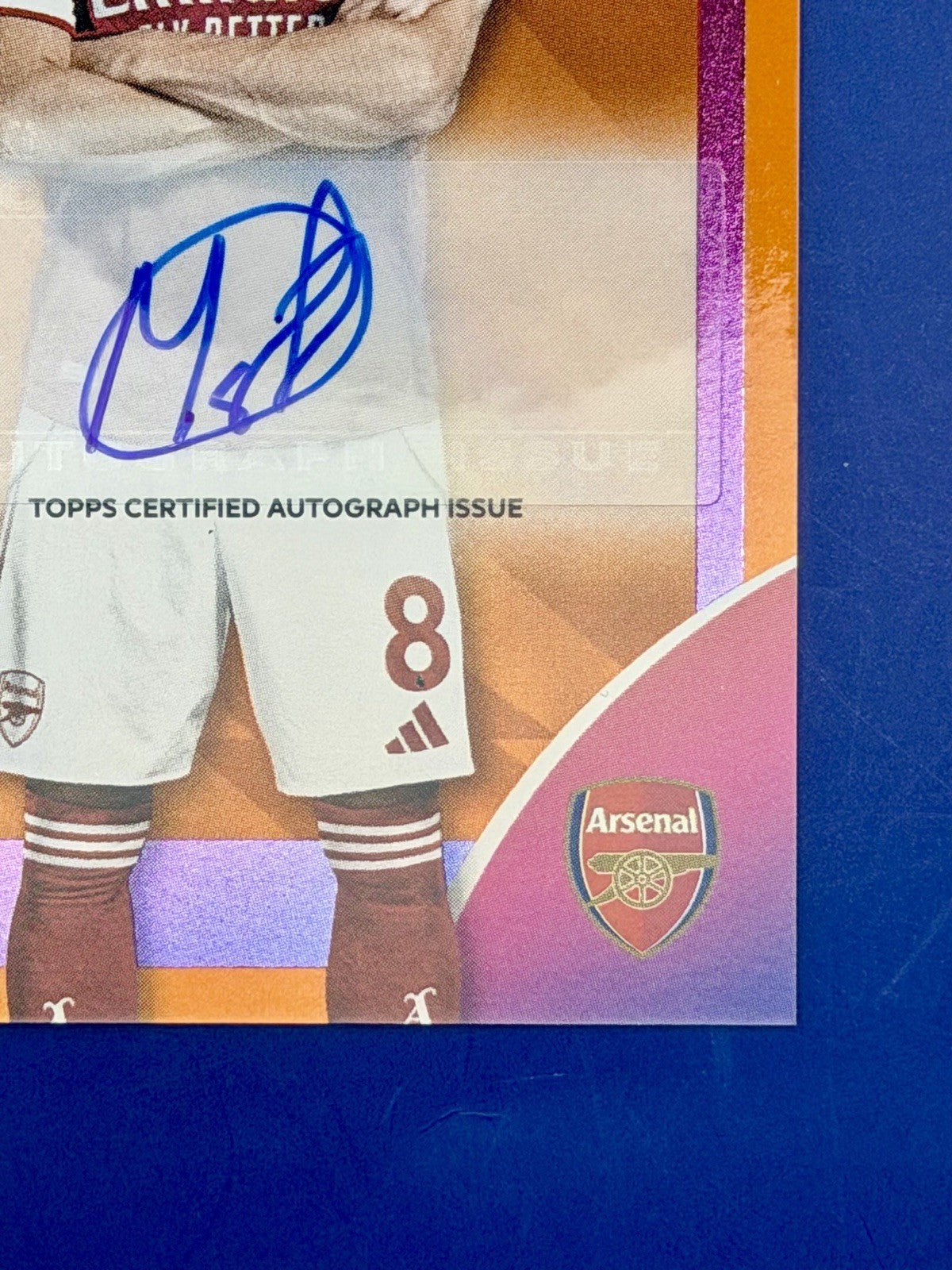 25/26 Topps Pl Martin Odegaard Arsenal Auto /25