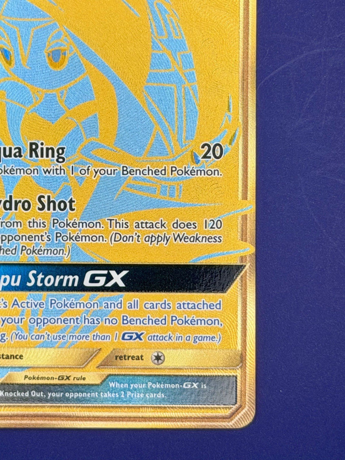 Pokemon Tapu Fini GX SV92/SV94 - Hidden Fates: Shiny Vault Holo - PTCG