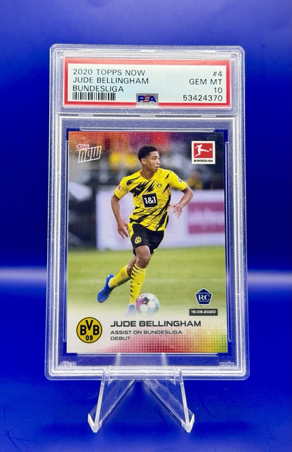 2020 Topps Now Bundesliga Rookie Jude Bellingham #4 PSA 10 GEM MT Dortmund